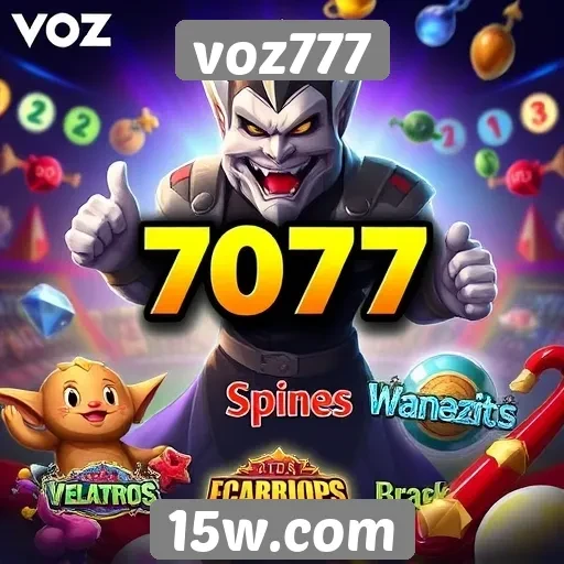 exploração dos jogos disponíveis no site voz777